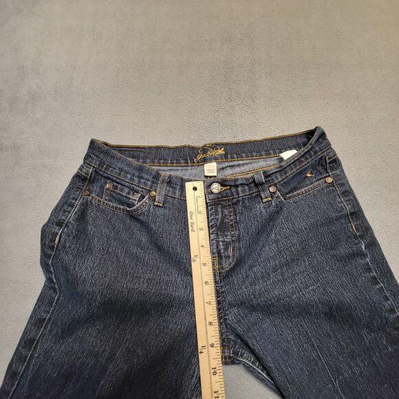 Grane Jeans Juniors Size 11 Blue Bootcut Stretch Distressed Denim - Picture 9 of 12